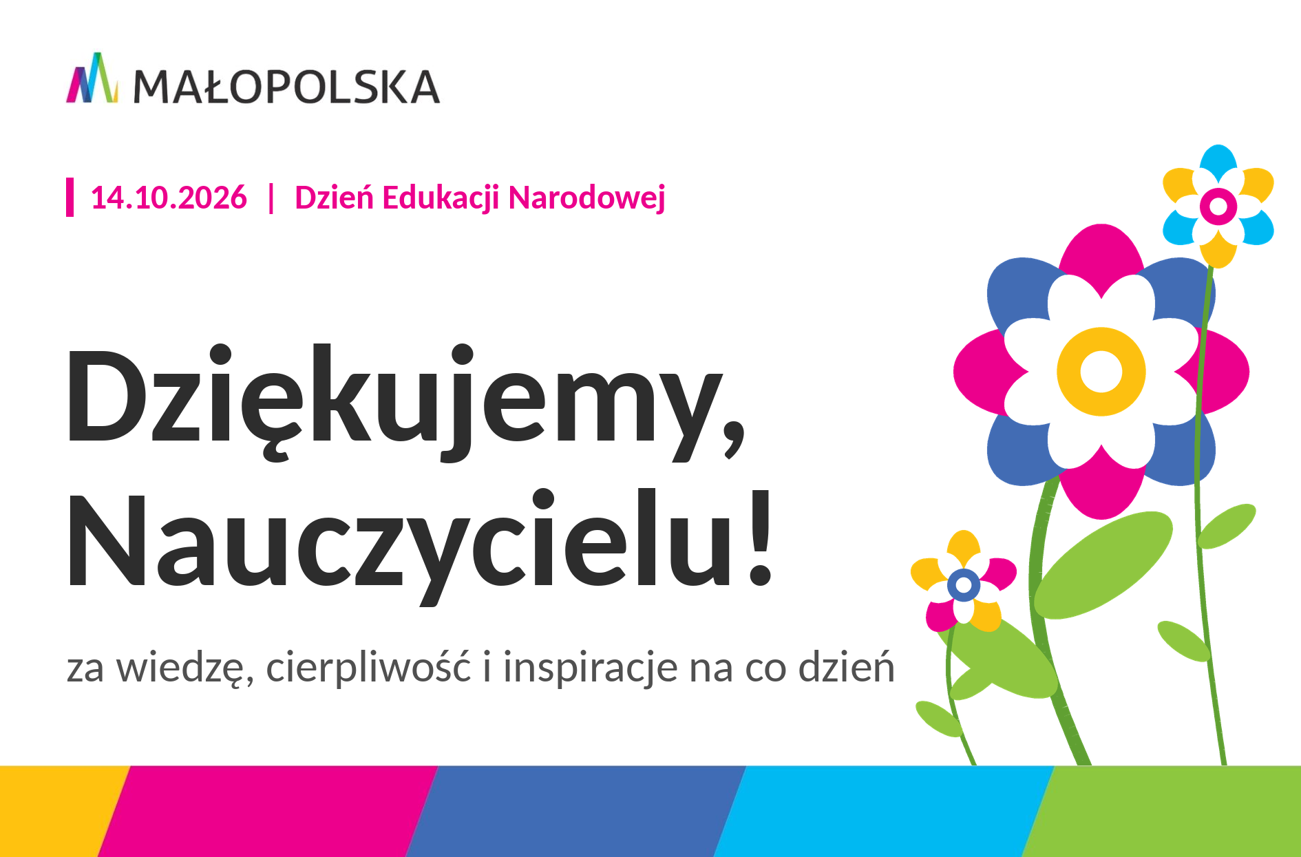 baner Dziękujemy Nauczycielu
