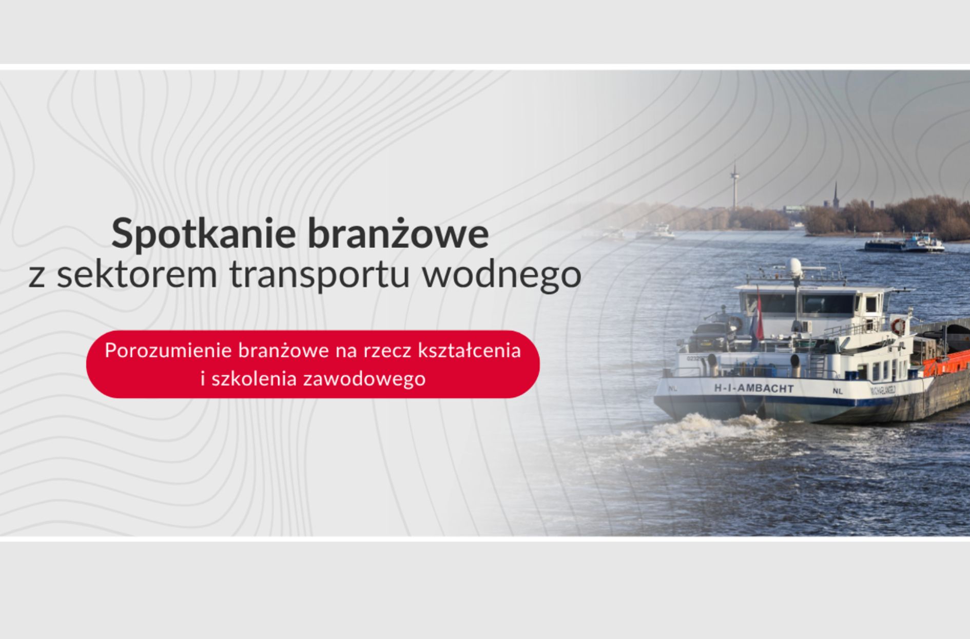 baner - spotkania branżowe w sektorze transportu wodnego