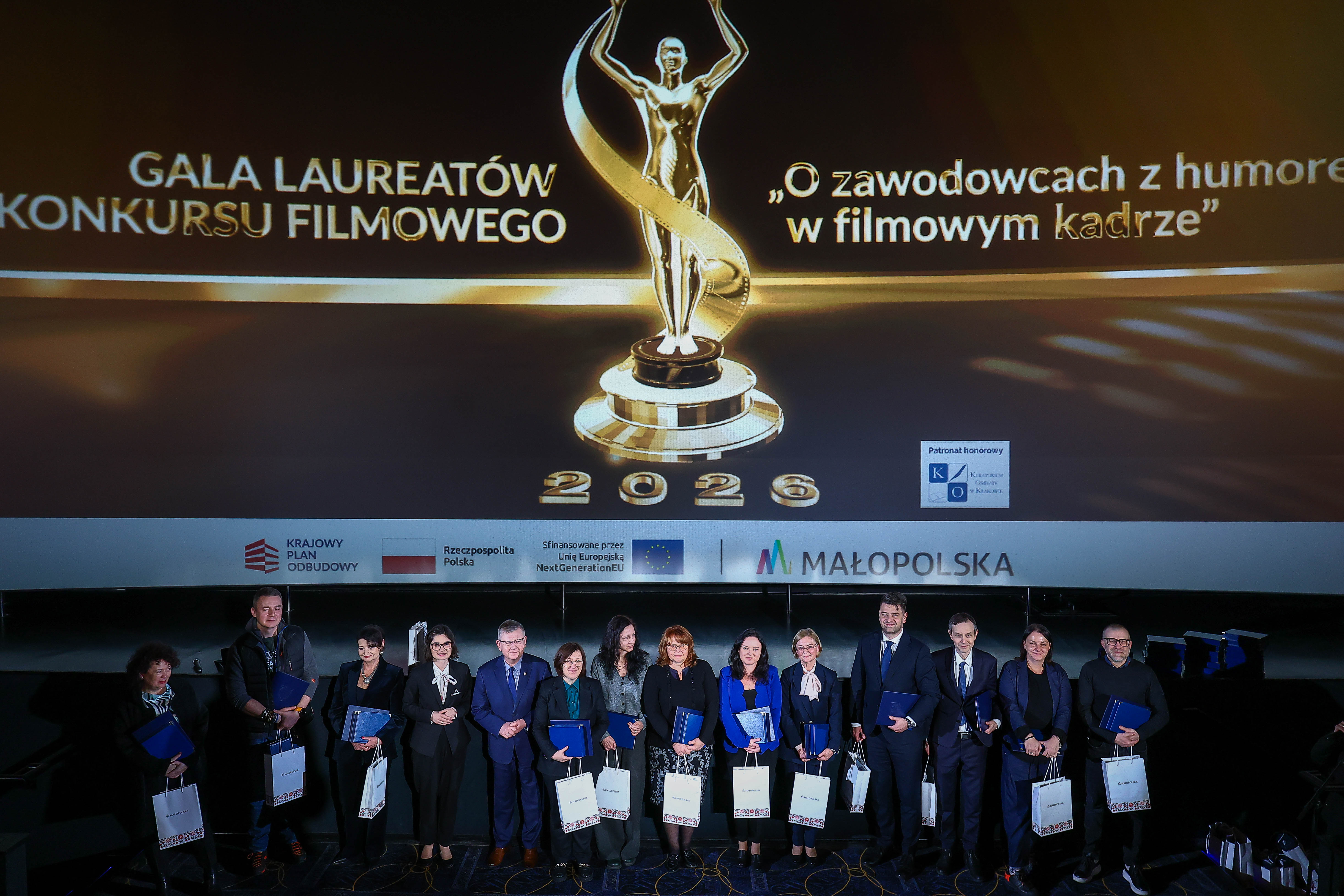 Gala konkursu filmowego - Marszałek i jurorzy