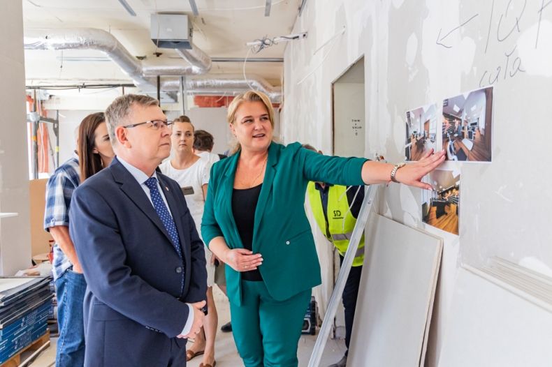 Marszałek i Dyrektor BCU w Nowym Sączu