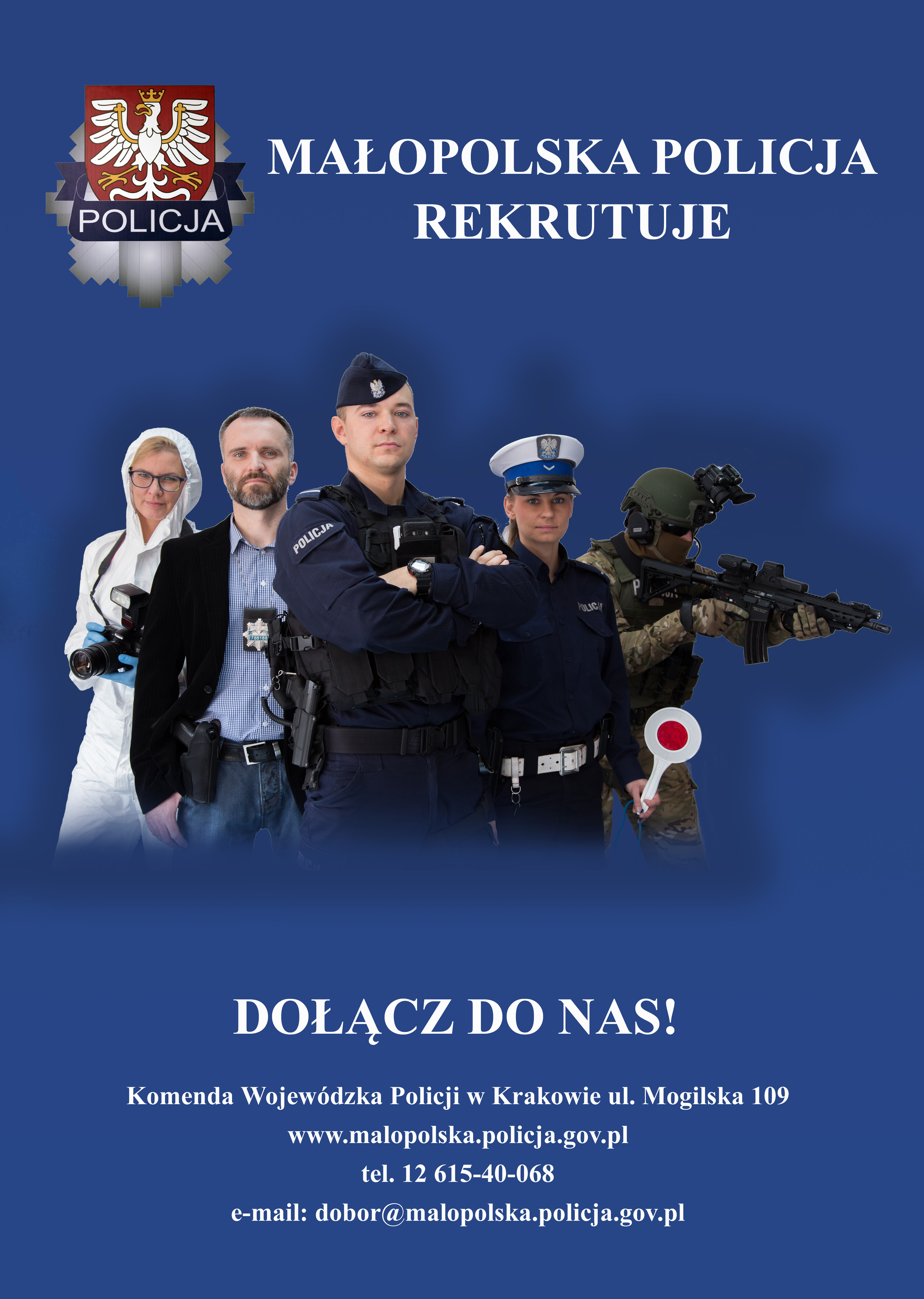 ulotka komenda wojewodzka policji w krakowie