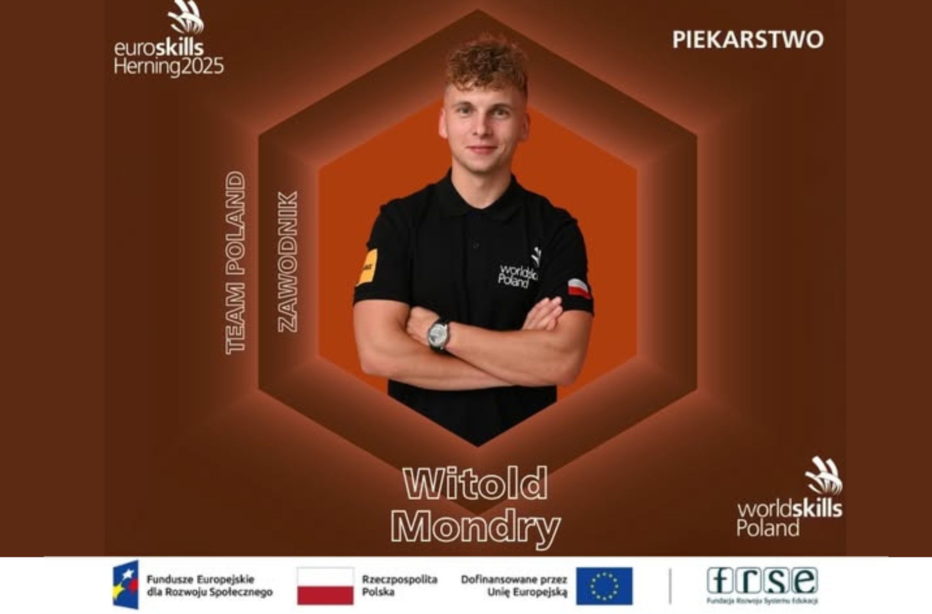 uczeń który zdobył medal w EuroSkills