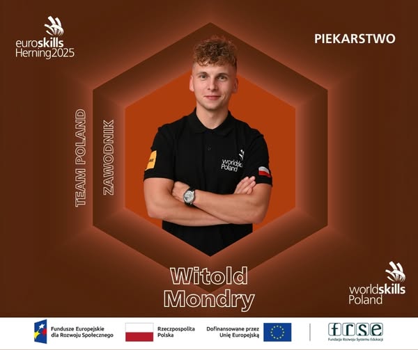 uczeń który zdobył medal w EuroSkills