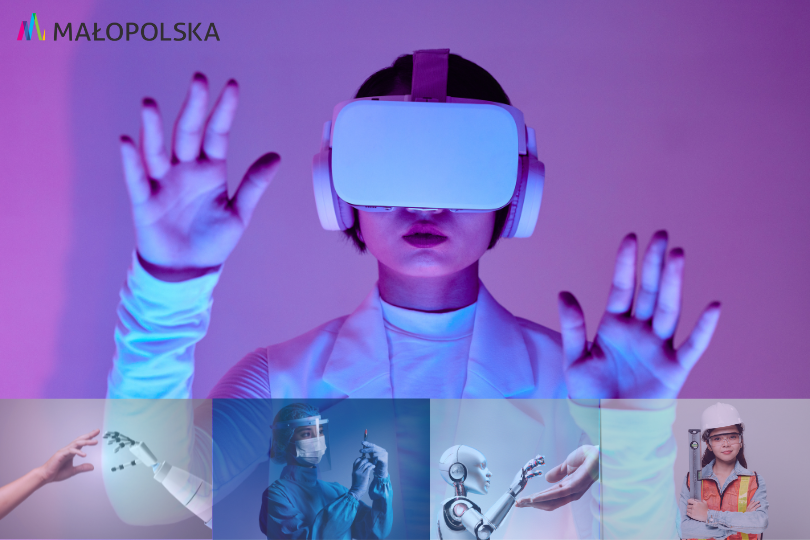 obrazki zawierające symbole futurystycznych zawodów